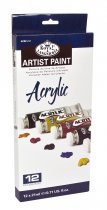 Royal & Langnickel Essentials Acrylic Colors 12 x 21 ml.