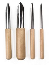 Royal & Langnickel Semi-Round Hole Cutters - Pack 4