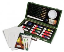 Royal & Langnickel's Essentials Ölfarben Starter-Set mit Ölmalerei-Zubehör