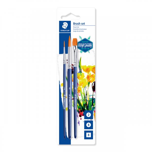 Staedtler Brush Set 3 pc on Blistercard