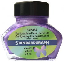 Standardgraph Pearlescent Calligraphy Ink 30 ml - Violet