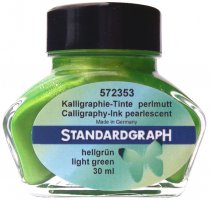 Standardgraph Pearlescent Calligraphy Ink 30ml - Light Green
