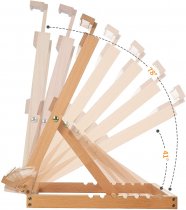 Meeden Heavy-Duty Tabletop Studio H-Frame Wooden Easel