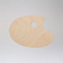 Tart Ovale Erlenholzpalette 30x21x0,4 cm.