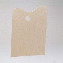 Tart Rectangular Birch & Alderwood Painting Palette 48,5x36,5x0,4 cm.