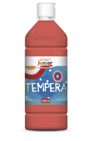 Pentart Tempera Paint 1000 ml. - Red