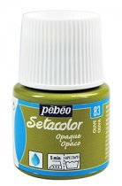 Textielverf Pebeo Setacolor Opaque 45 ml. - 83 Olijfgroen