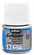 Textielverf Pebeo Setacolor Shimmer (Moiré) Dekkend (Opaque) - 60 Zilver Moiré Textielverf Pebeo Setacolor Shimmer (Moiré) Dekkend (Opaque) - 60 Zilver Moiré