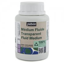Pebeo Studio Green Transparent Fluid Medium 225 ml.