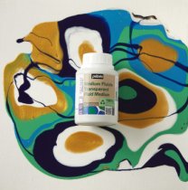 Pebeo Studio Green Transparent Fluid Medium 225 ml.