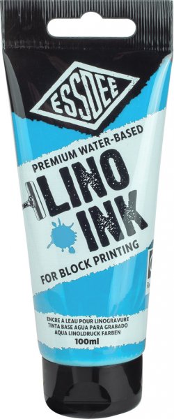 Essdee Premium Water Based Block Printing Ink 100 ml. - Sky Blue