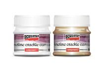 Pentart 2-Component Fineline Crackle Varnish 2 x 50 ml.