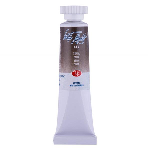 White Nights Watercolour 10 ml. Tube - Sepia