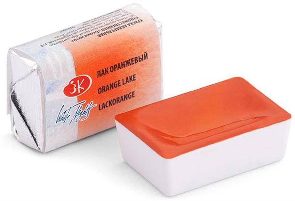 White Nights Watercolour Pan 2.5 ml. - Orange Lake