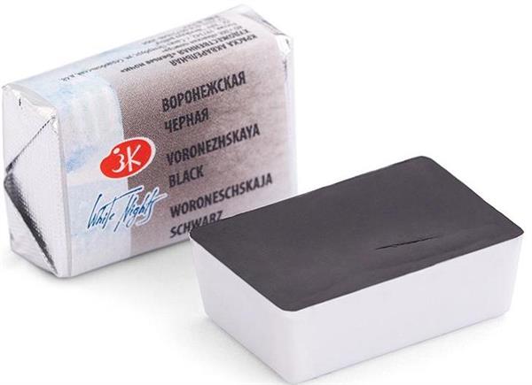 White Nights Watercolour Pan 2.5 ml. - Voronezhskaya Black