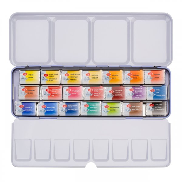 White Nights Watercolour Set - Metal Box - 21 Pack