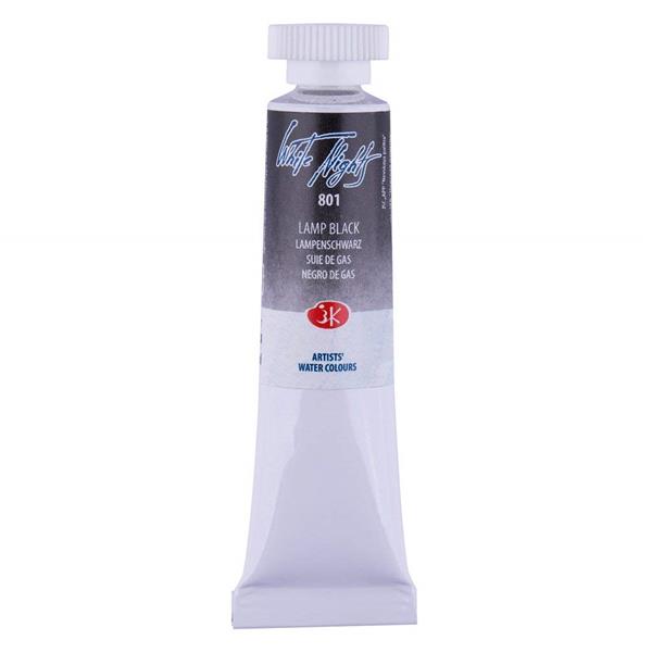 White Nights Watercolour 10 ml. Tube - Lamp Black