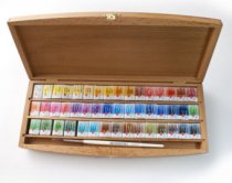 White Nights Watercolour Set - Wooden Box 36 Pack