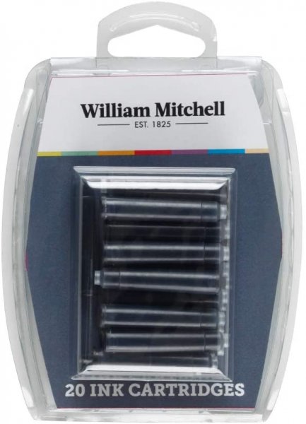 William Mitchell Ink Cartridges Black - 20 Pack