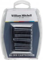 William Mitchell Ink Cartridges Black - 20 Pack