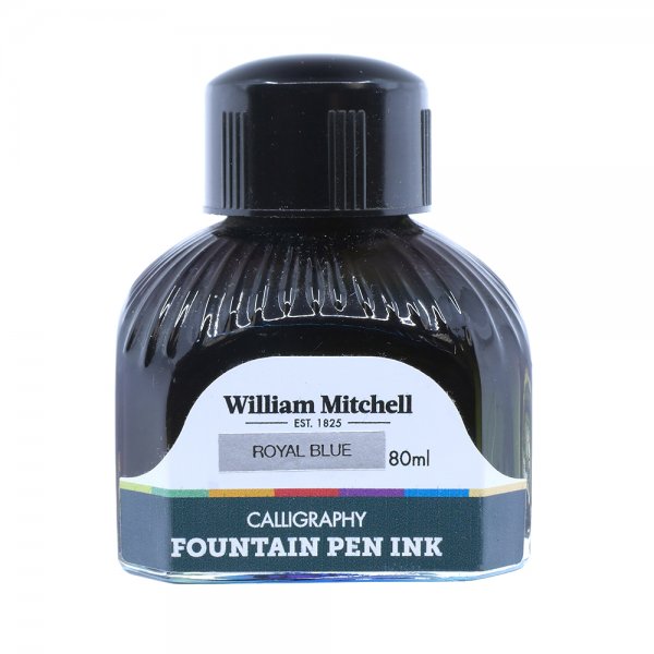 William Mitchell Fountain Pen Ink 80 ml. - Royal Blue