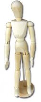 Wooden Mannequin Male With Base 40 cm.