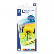 Zacht Pastelkrijt Staedtler Dry Chalk 12 Kleuren