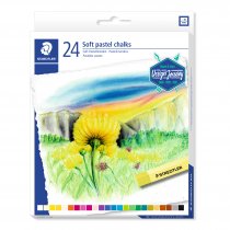 Zacht Pastelkrijt Staedtler Dry Chalk 24 Kleuren