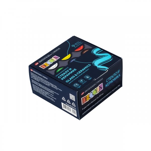 Decola Glass & Ceramics Paint 20 ml. - 9 Pack