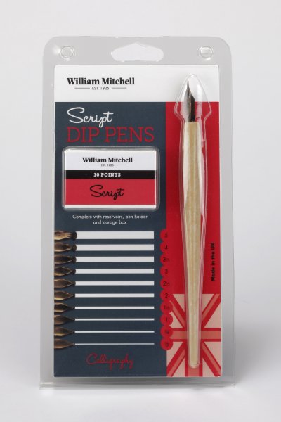 Mitchell Script Dip Pens Set