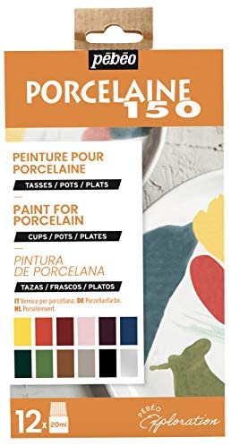 Pebeo Porcelaine Glossy Explorer Set 12 x 20 ml.
