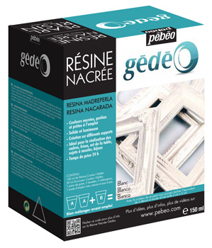 Pebeo Gedeo Pearlescent Resin 150 ml. - Pearl