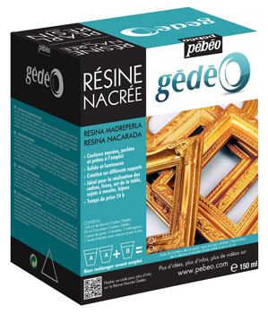 Pebeo Gedeo Pearlescent Resin 150 ml. - Gold